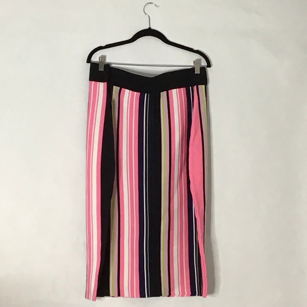 RACHEL Rachel Roy Olivia Striped Knit Pencil Skirt - Picture 3 of 6